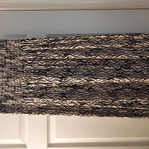 Elegant Black and Cream Women's Skirt